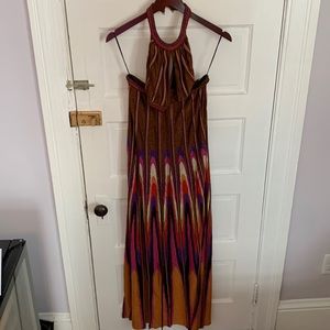 Missoni metallic cutout dress